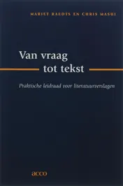 Omslag van Van vraag tot tekst