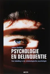 Omslag van Psychologie en delinquentie