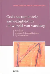 Omslag van Gods sacramentele aanwezigheid in de wereld van vandaag