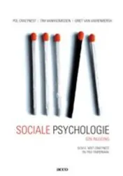 Omslag van Sociale psychologie, een inleiding