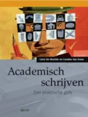 Omslag van Academisch schrijven