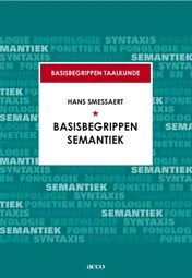 Omslag van Basisbegrippen semantiek