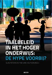 Omslag van Taalbeleid in het hoger onderwijs: de hype voorbij?