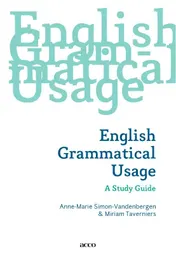 Omslag van English grammatical usage
