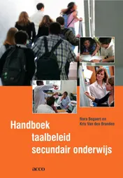 Omslag van Handboek taalbeleid secundair onderwijs
