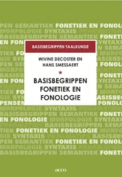 Omslag van Basisbegrippen fonetiek en fonologie