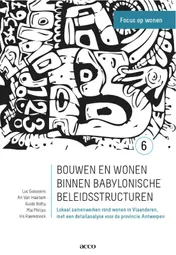 Omslag van Bouwen en wonen binnen babylonische beleidsstructuren