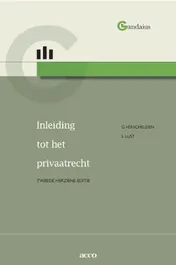 Omslag van Inleiding tot het privaatrecht