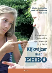 Omslag van Kijkwijzer naar EHBO. Interactieve simulaties op 3 niveaus in 3 talen