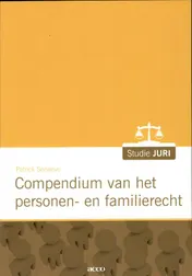Omslag van Compendium van het personen- en familierecht