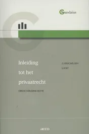 Omslag van Inleiding tot het privaatrecht