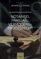 Omslag van Notarieel familiaal vermogensprocesrecht