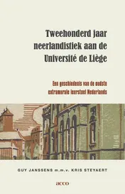 Omslag van Tweehonderd jaar neerlandistiek aan de universite de Liege