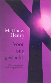 Omslag van Voor ons geslacht
