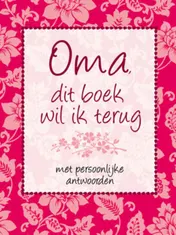 Omslag van Oma, dit boek wil ik terug