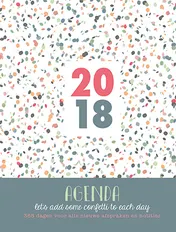 Omslag van Natural Agenda 2018 Let's add some confetti to each day