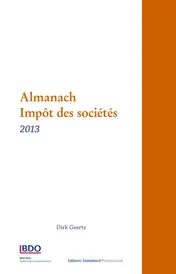 Omslag van Impot des societes 2013
