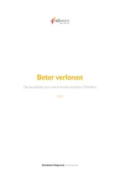 Omslag van Beter verlonen