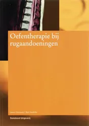 Omslag van Oefentherapie bij rugaandoeningen