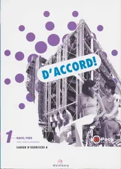 Omslag van cahier d'ex. 1a thv