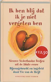 Omslag van Ik ben blij dat ik je niet vergeten ben