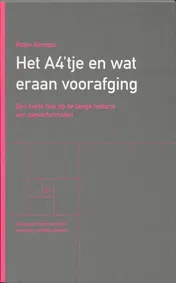Omslag van Het A4-tje en wat eraan vooraf ging