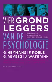 Omslag van Vier grondleggers van de psychologie