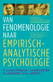 Omslag van Van fenomenologie naar empirisch-analytische psychologie