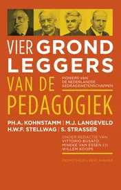 Omslag van Vier grondleggers van de pedagogiek