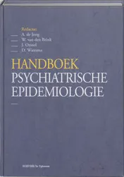 Omslag van Handboek psychiatrische epidemiologie