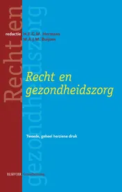 Omslag van Recht en gezondheidszorg