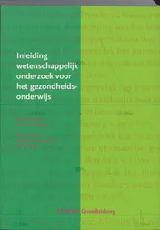 Omslag van Inleiding wetenschappelijk onderzoek voor het gezondheidsonderwijs