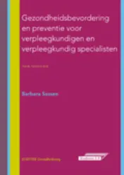 Omslag van Gezondheidsbevordering en preventie voor verpleegkundigen en verpleegkundig specialisten
