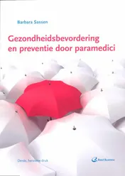 Omslag van Gezondheidsbevordering en preventie door paramedici