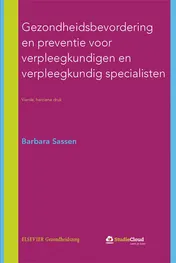 Omslag van Gezondheidsbevordering en preventie voor verpleegkundigen en verpleegkundig specialisten