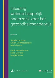 Omslag van Inleiding wetenschappelijk onderzoek voor het gezondheidsonderwijs