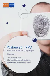 Omslag van Politiewet 1993