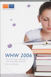 Omslag van WHW tekst en toelichting 2006