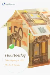 Omslag van Huurtoeslag tekstuitgave juli 2007