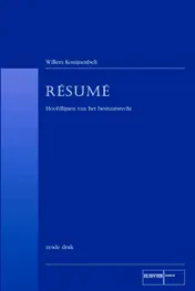 Omslag van Résumé
