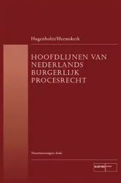 Omslag van Hoofdlijnen van Nederlands burgerlijk procesrecht
