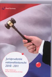 Omslag van Jurisprudentie nationaliteitsrecht 2010-2011