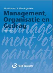 Omslag van Management, organisatie en gedrag