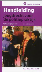 Omslag van Handleiding jeugdrecht voor de politiepraktijk