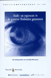 Omslag van Stads- en regioscan in de grootste Brabantse gemeenten
