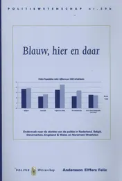 Omslag van Blauw, hier en daar