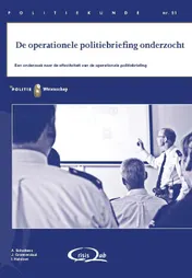 Omslag van De operationele politiebriefing onderzocht