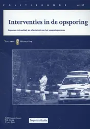 Omslag van Interventies in de opsporing