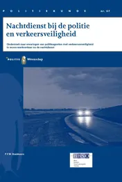 Omslag van Nachtdienst bij de politie en verkeersveiligheid
