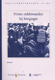 Omslag van Private ordebewaarders bij betogingen